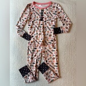 Matilda Jane Candy Print Pajamas, Sz 6